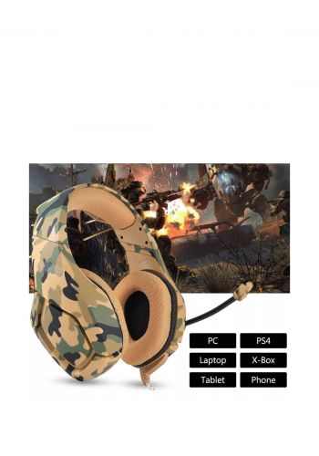 سماعة سلكية للبلي ستيشن  Onikuma K1 Gaming Headset Headphones Mic Stereo - Green