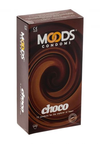 واقي ذكري بنكهة الشوكولاتة 12 قطعة من مودس Moods Condoms Chocolate Flavoured