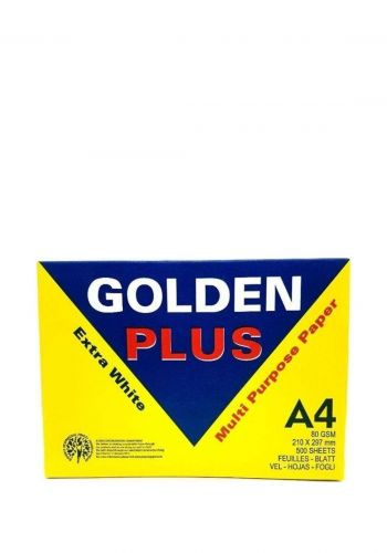 بند ورق A4 طباعة 500 ورقة Golden Plus Extra White Multi Purpose A4 Paper