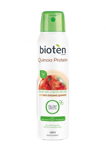 بخاخ معطر للجسم ببروتين الكينوا للنساء 150مل من بايوتين Bioten Quinoa Protein Women's Deodorant Spray