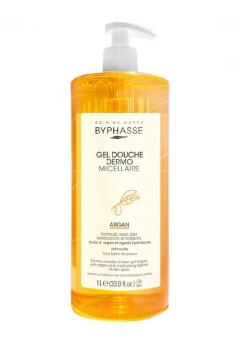 جل استحمام بخلاصة زيت الارغان 1 لتر من بيفاس Byphasse Body Wash   