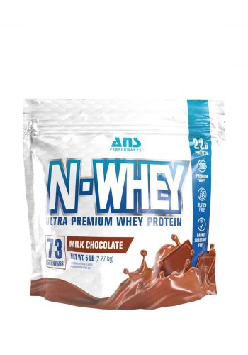 بروتين 2.27 كغم بنكهة شوكولاتة الحليب من اي ان اس بيرفورمانس ANS Performance N-WHEY Ultra Premium Whey Protein