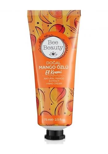 مرطب اليدين بخلاصة المانجو الطبيعي 75 مل من بي بيوتي Bee Beauty Natural Mango Extract Hand Cream 