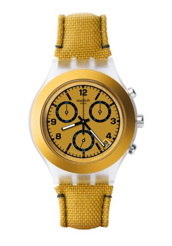 ساعة رجالية صفراء اللون اللون من سواج  Swatch SVCK4069 Men's Watch