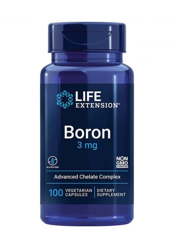 مكمل غذائي 100 كبسولة من لايف اكستينشن Life Extension Boron 3 Mg Dietary Supplement
