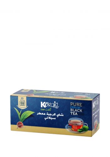 شاي سيلاني معطر 25 قطعة من كرجية Korjia Tea Teabags