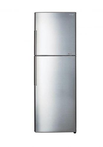 ثلاجة بفريزر علوي 12 قدم 1 امبير من شارب Sharp SJ-DC340-HS3 2 Doors Refrigerator