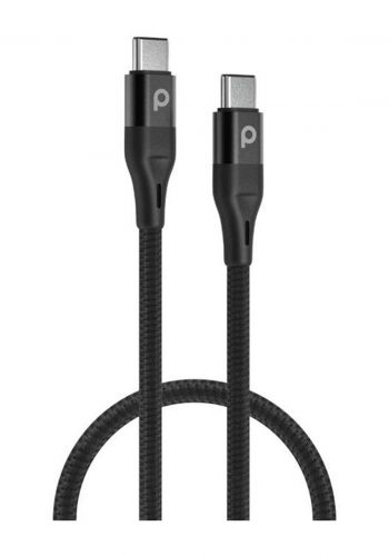 Porodo PD-CCBR22-BK USB-C to USB-C Cable 2.2m- Black كابل من بورودو