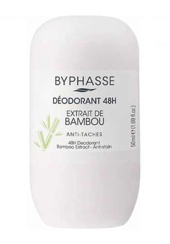 مزيل تعرق 50 مل من بيفاس Byphasse Deodorant 48H Extrait De Bambou