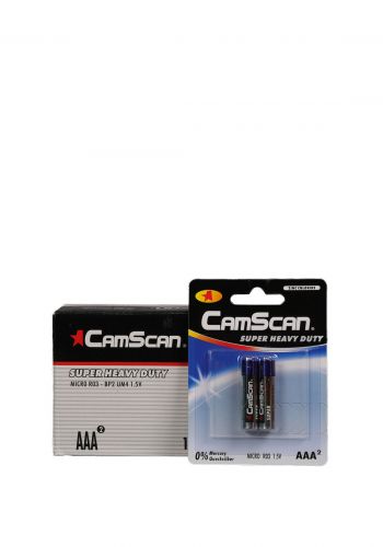  AAA من كامسكان بطاريه واحده Camscan R03P-BP2B Plus Alkaline Battery