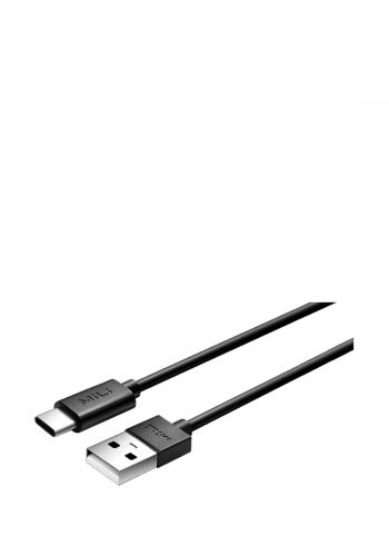 Mili HX-T76 USB to Type-C Cable - Black كيبل شحن للموبايل يو اس بي الى تايب سي 1.2 متر من ميلي