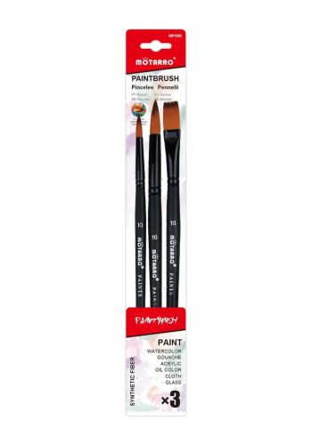 مجموعة فرش رسم 3 قطع من موتارو Motarro mp090 Painting Brushes