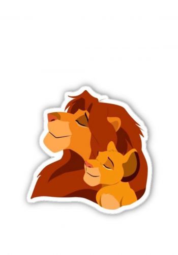 ملصق بشكل الملك الاسد   Quotes and art sticker The lion king