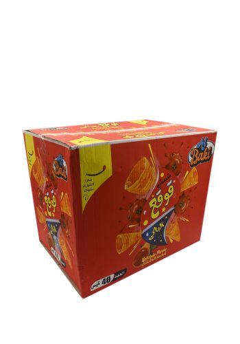 سيت شيبس قوقع الباكي 40 قطعة بنكهة الفلفل الحلو  