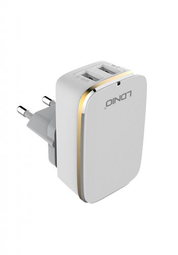 شاحنة جدارية بمنفذين 12 واط Ldnio A2204 12W Phone Charger 