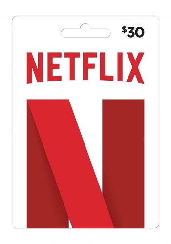 بطاقة هدايا نيتفليكس بقيمة 30 دولار  Netflix Gift Card  