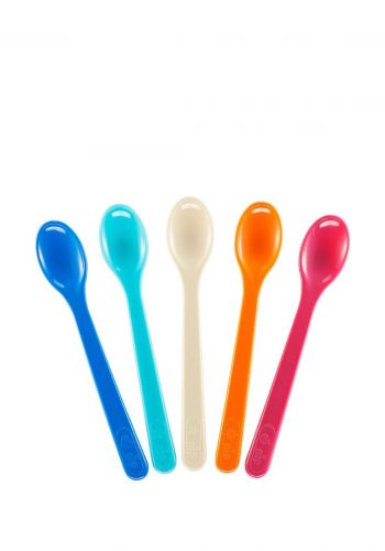 سيت ملاعق للأطفال  من نيب الالمانية Nip Short Feeding Spoon 5 Pcs Set +4m 