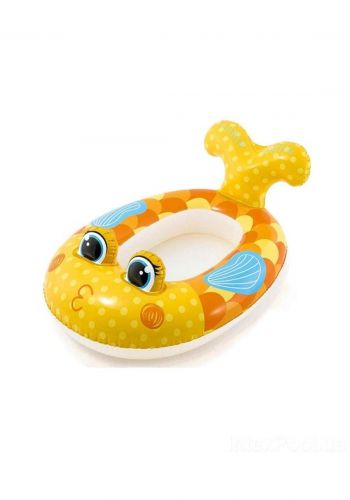 قارب نجاة  للاطفال بتصميم سمكة 109× 74.0 سم  من انتيكس  Intex 59380 Inflatable swimming pool Cruisers 