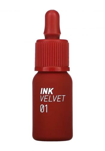 تنت شفاه مخملي من بيريبيرا الكورية رقم 01 Peripera Ink Velvet Good Brick