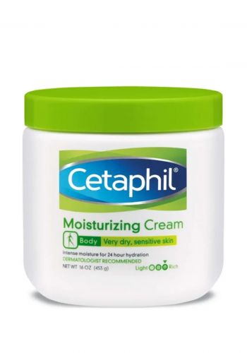 كريم مرطب للبشرة الجافة والحساسة 453 غرام من سيتافيل  Cetaphil Moisturizing Cream Dry & Sensitive Skin  