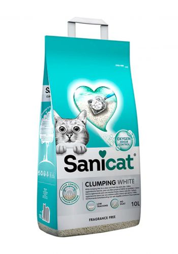 Sanicat  Cat Litter رمل خشن للقطط عديم الرائحة 10 لتر من ساني كات