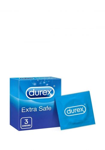 واقي ذكري سميك لحماية اضافية 3 قطع من دوريكس Durex Extra Safe Condoms