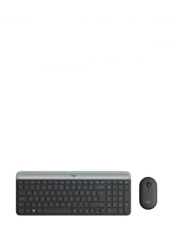  كيبورد وماوس Logitech MK470 Compact Wireless Keyboard and Mouse Combo - Arabic