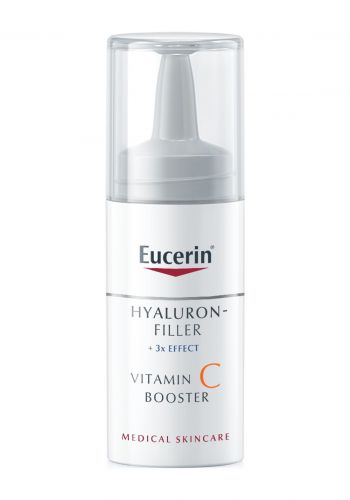 سيروم معزز فيتامين سي لجميع انواع البشرة 8 مل من يوسيرين  Eucerin Hyaluron- Filler Vitamin C Booster 