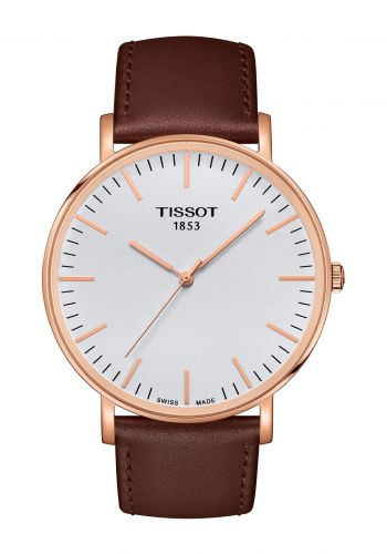 ساعة للرجال بسوار بلون بني من تيسوت Tissot T1096103603100 Men's Watch
 