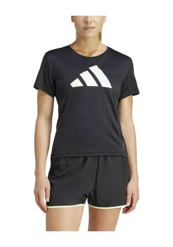 تيشيرت رياضي نسائي باللون الاسود من أديداس  Adidas IL7227 Women's T-shirt