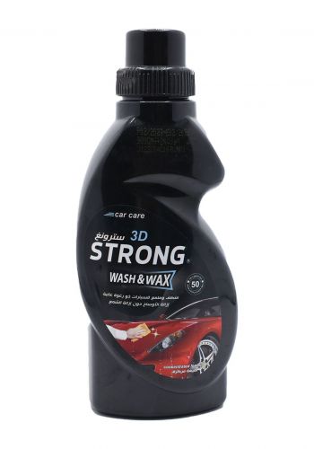 سائل منظف وملمع للسيارات 900 مل 3D Strong Wash And Wax 