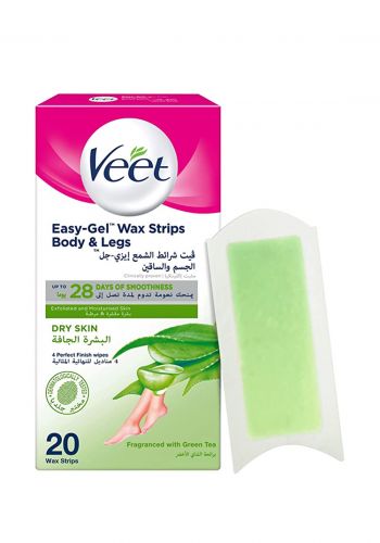 شرايح لازالة الشعر للبشرة الجافة 20 شريحة من فيتVeet wax streps