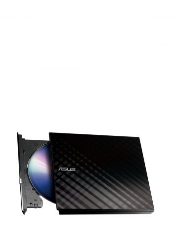 قارئ CD\DVD من أسس Asus -08D2S-U 8X External Slim DVD+/-RW Drive SDRW - Black