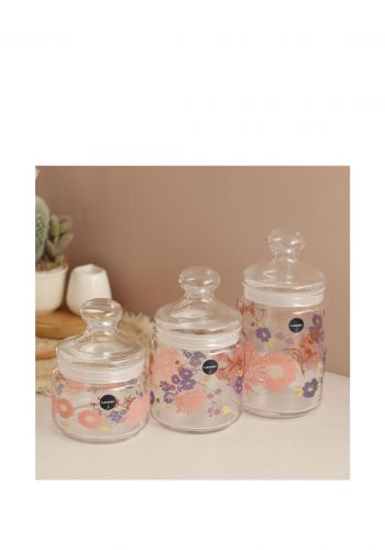 سيت شكردان زجاجي 3 قطع من لومينارك Luminarc Sugar Bowl Set 