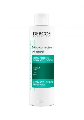 شامبو للشعر الدهني 200 مل من فيشي Vichy Dercos Oily Hair Shampoo