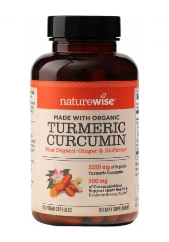 الكركمين العضوي 90 كبسولة من نيجر وايز NatureWise Curcumin Turmeric Dietary Supplement