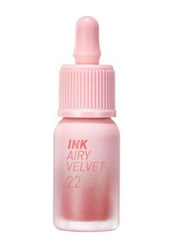 تنت شفاه 4 غم درجة 22 من بريبيرا Peripera Ink Air Velvet Center Peach 