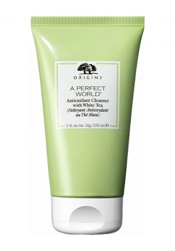 غسول وجه رغوي مع الشاي الأبيض 150 مل من اوريجنز  للبشرة الحساسة والمختلطة Face Wash origins aperfect world 
 
