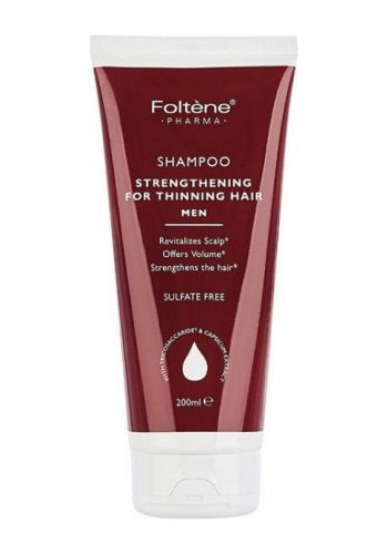 شامبو مقوي للشعر  الخفيف للرجال 200 مل من فولتين فارما  Foltene Pharma Strengthening Men Shampoo 