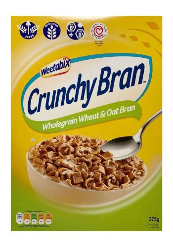 رقائق حبوب الافطار 375 غم من ويتباكس Weetabix Crunchy Bran   