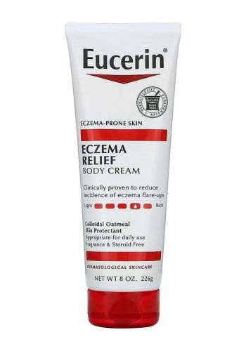 كريم جسم مهدئ للبشرة الجافة والمعرضة للاكزيما 226 غم من يوسيرين Eucerin Eczema Relief Body Cream