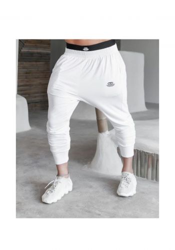 بجامة رياضية رجالية باللون الابيض من بدي انجنيرز Body Engineers Sports pajamas   