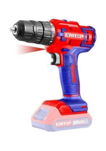 مثقاب لاسلكي 20 فولت من امتوب  Emtop ECIDL620012  Lithium-Ion Cordless Drill