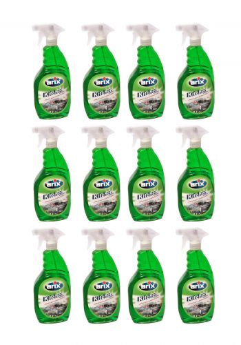 منظف المطابخ ومزيل الدهون من اريكس 750 مل-12 قطعة Arix Kitchen Cleaner