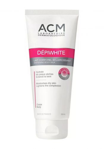 حليب الجسم لتفتيح البشرة  الجافة 200 مل من اي سي ام Acm Depiwhite Whitening Body Milk 