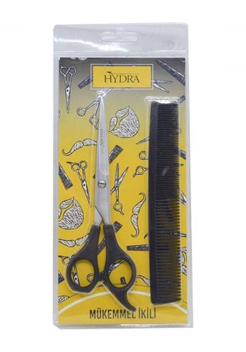 سيت مقص ومشط للشعر من  تاركو Torko Hydra Perfect Barber Scissors + Hair Comb Set