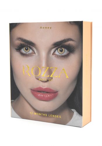 عدسات عيون لاصقة سنوية لون عسلي من روزا Rozza Honey Lenses