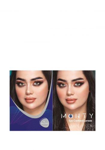 عدسات لاصقة للعيون باللون  الاخضر من مونتي Monty Eye Contact Lenses Deny Green- 41