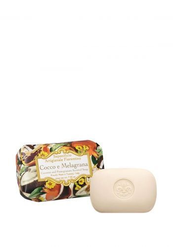 صابون برائحة الرمان وجوز الهند 200 غرام من صابون فيشو Saponificio Cocount and Melagrana Soap