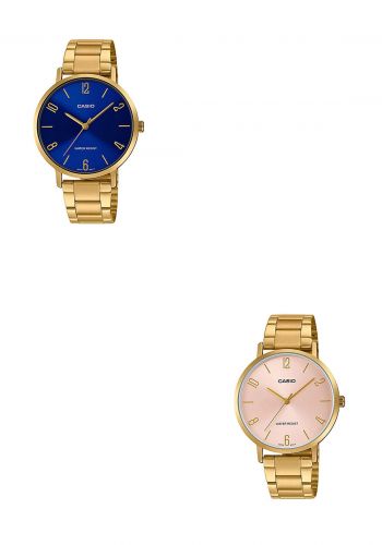 Casio Watch  LTP-VT01G-2BUDFساعة نسائية من كاسيو